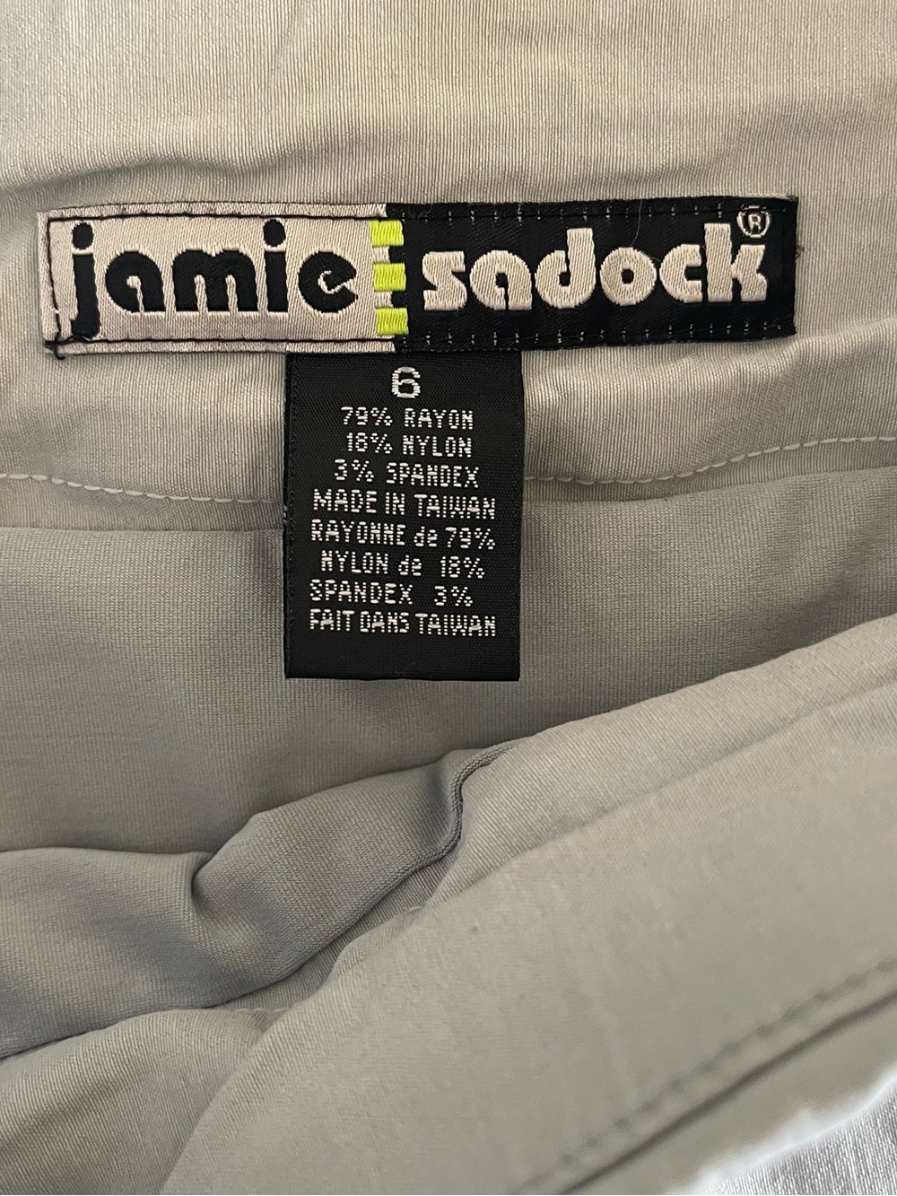 Jamie Sadock Golf Skort in light gray - Picture 8 of 8